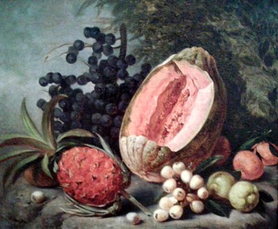 Kürbis und Ananas von Agostinho Jose da Mota